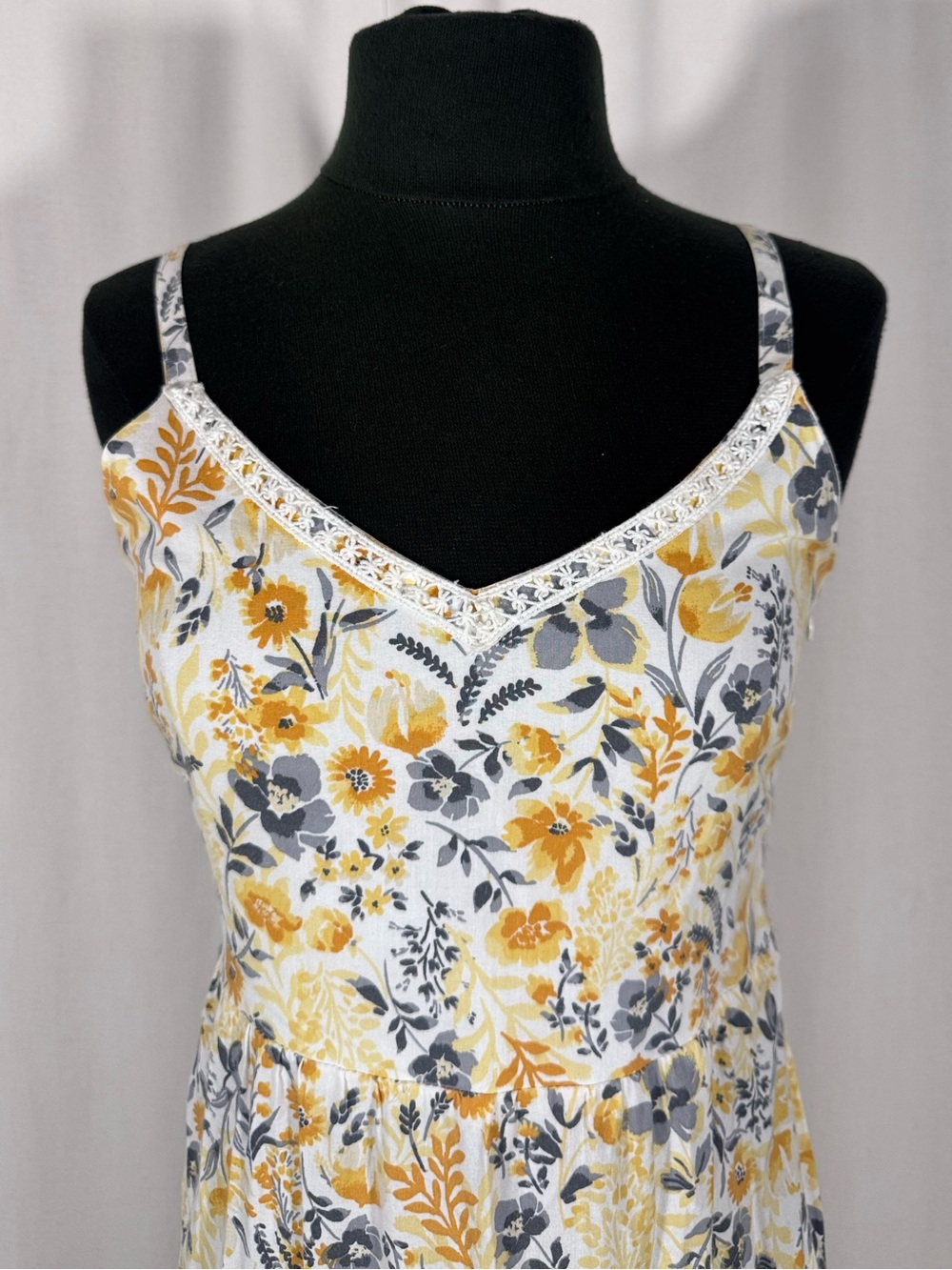 Joie Yellow Floral Maxi Dress - Picture 6 of 8